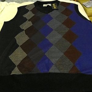DECODE ARGYLL SWEATER VEST SIZE L